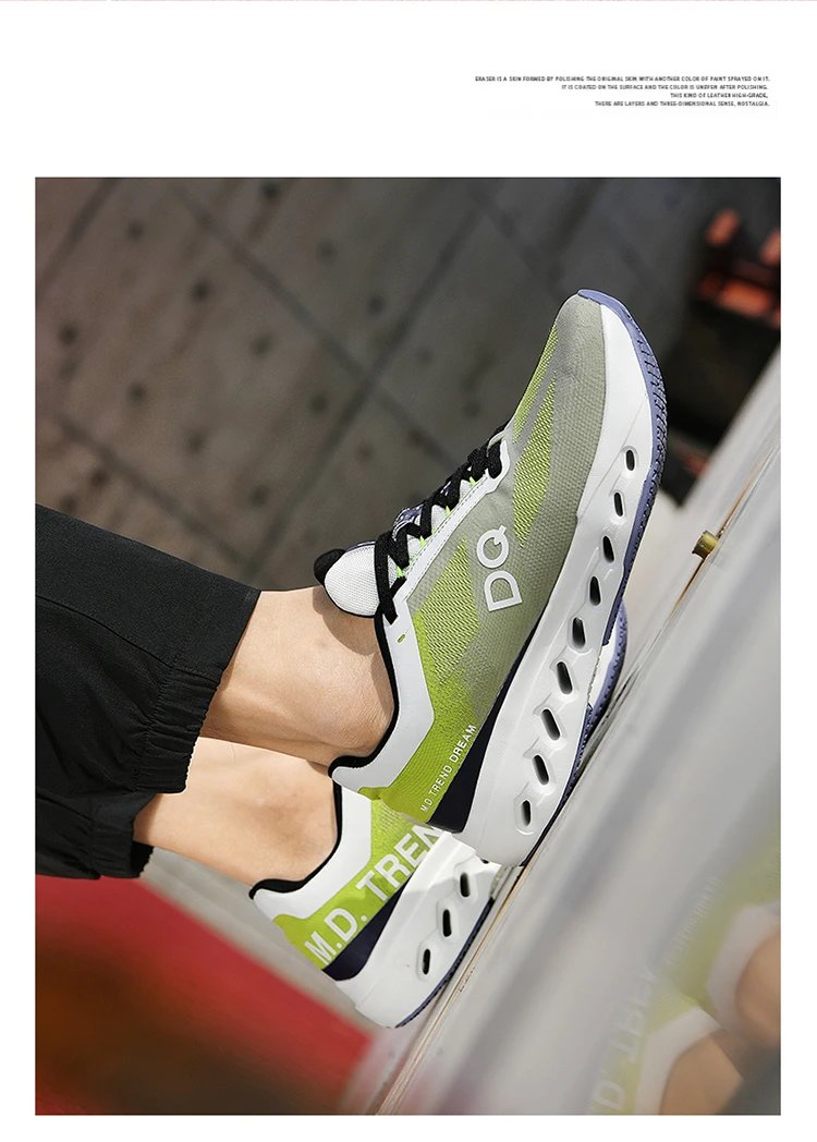 On Running Cloudmonster M.D. Trend Black Green Sneakers Running Shoes - 13