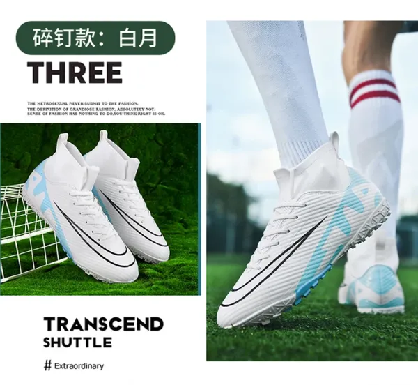 Nike Mercurial Superfly FG White Aqua Black Soccer Cleats Sneakers - 28