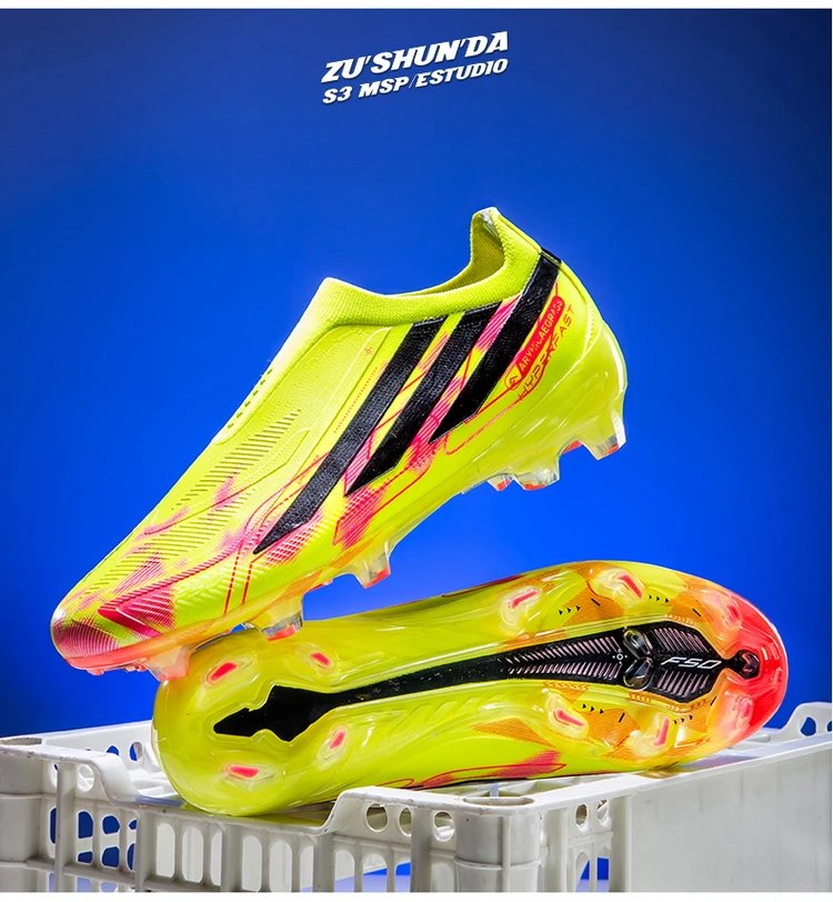 Adidas X Speedportal.1 FG Neon Yellow Pink Black Football Boots Sneakers - 32