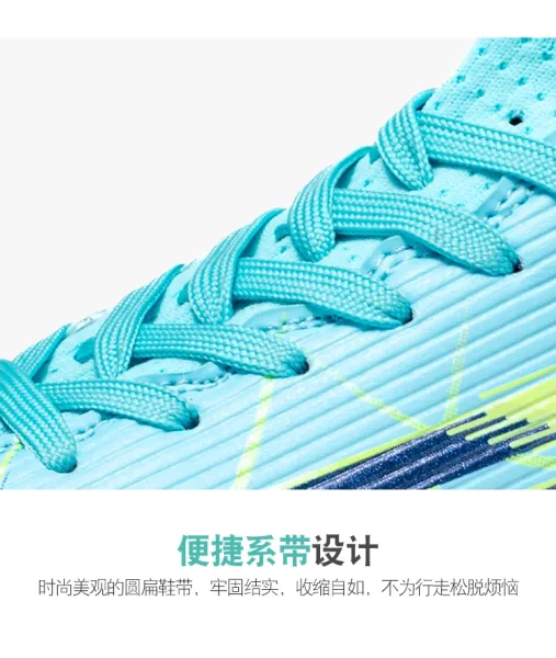 Design Football Cleat White Red Blue Multicolor Running Shoes - 7