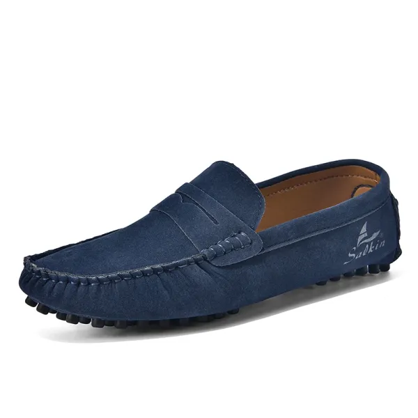 Design Salkin Loafers Pink Suede Casual Shoes Loafers - 6