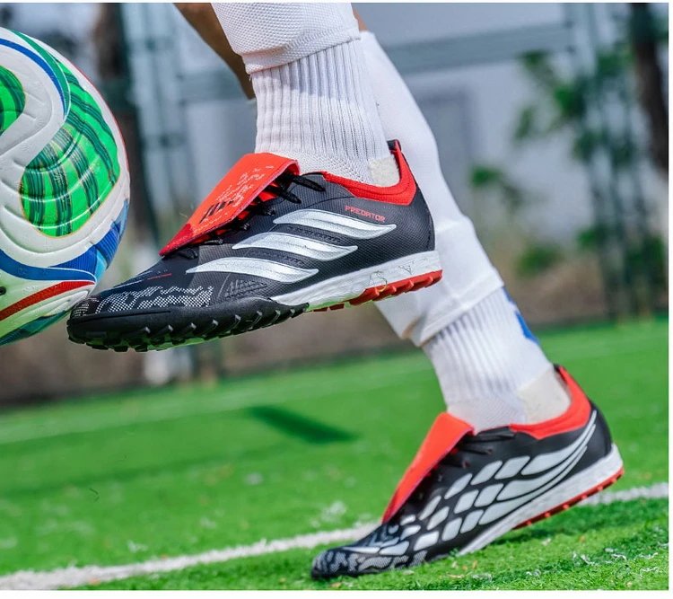 Adidas Predator Accuracy.1 Low Black / Red / Pink Football Boots Sneakers - 41