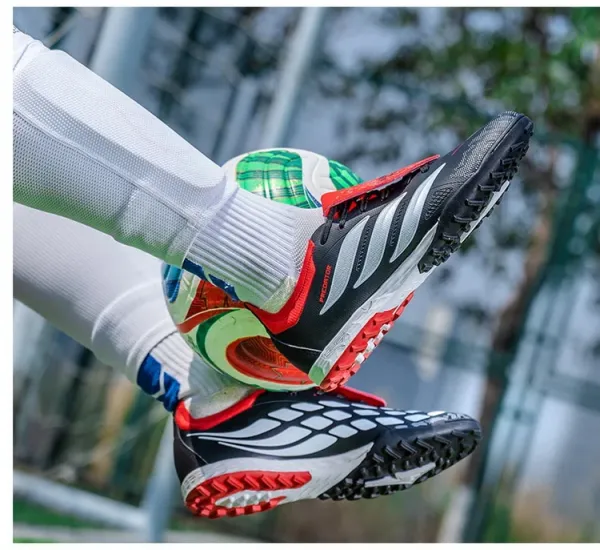 Adidas Predator Accuracy.1 Low Black / Red / Pink Football Boots Sneakers - 42