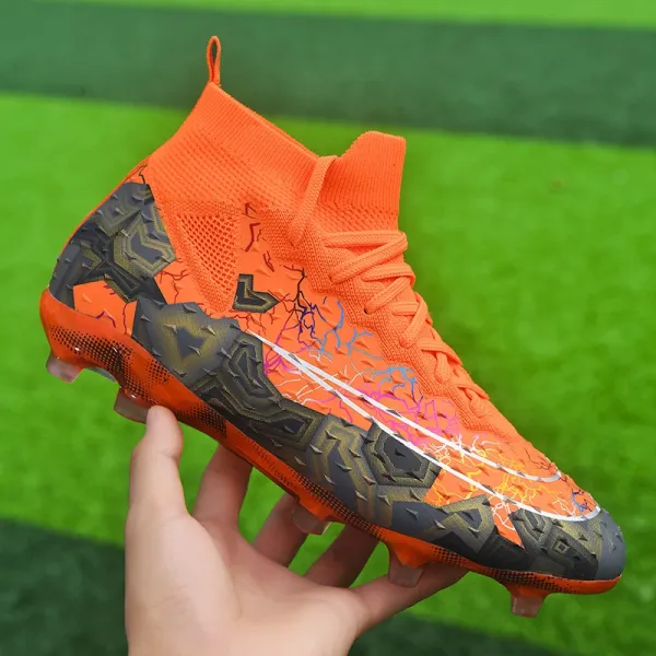 Nike Mercurial Superfly Orange Black Lightning Football Boots Running Shoes - 1