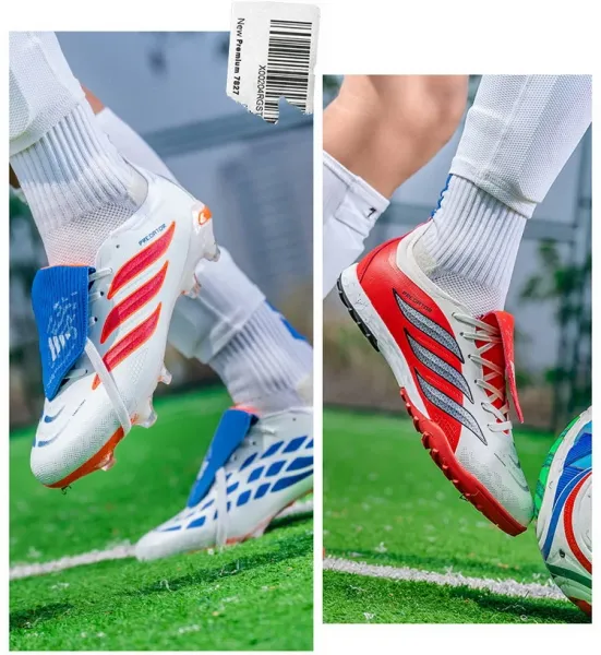 Adidas Predator Accuracy.1 Low Black / Red / Pink Football Boots Sneakers - 4