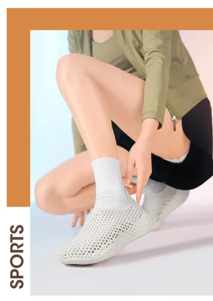 Design 3D-Printed Mesh Slip-On Gray Casual Shoes - 10