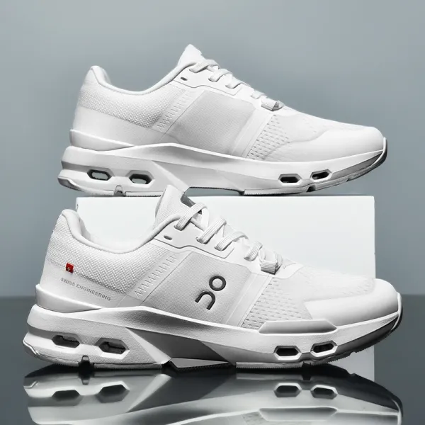 On Running Cloudmonster White Sneakers Running Shoes - 1