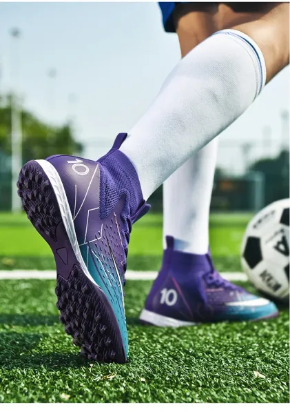 Nike Mercurial Superfly VII Elite FG Purple Blue Gradient Soccer Cleats Sneakers - 29