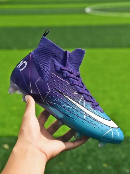 Nike Mercurial Superfly VII Elite FG Purple Blue Gradient Soccer Cleats Sneakers - 1