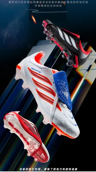 Adidas Predator Accuracy.1 Low Black / Red / Pink Football Boots Sneakers - 3