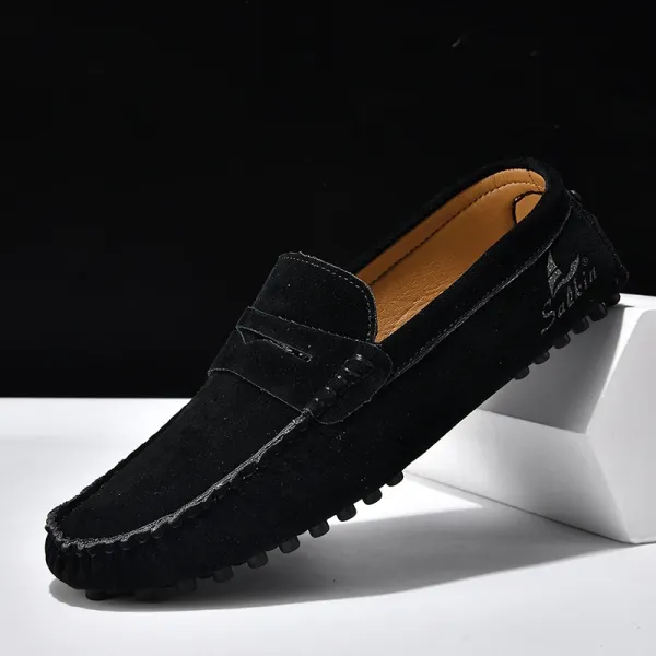 Design Salkin Loafers Pink Suede Casual Shoes Loafers - 46