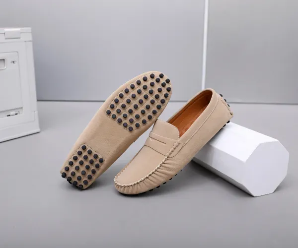 Design Loafer in Sky Blue Suede Casual Shoes - 27