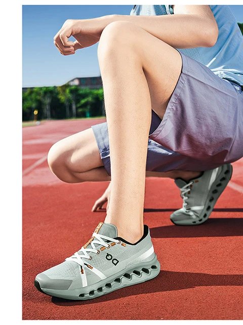 On CloudTrek Light Sage Green Running Shoes - 13