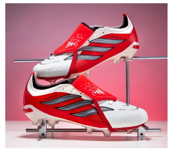 Adidas Predator Accuracy.1 Low Black / Red / Pink Football Boots Sneakers - 31