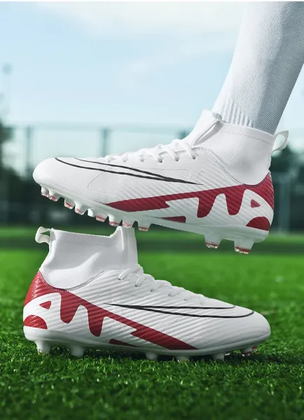 Nike Mercurial Superfly FG White Aqua Black Soccer Cleats Sneakers - 23