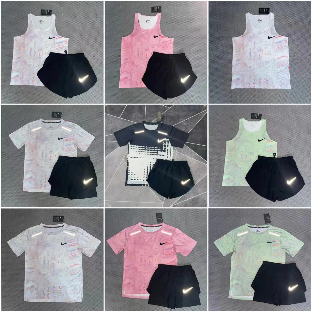 TOP quality track and field suit short-sleeved vest sports training running professional sports short-sleeved summer quick-drying and breathable