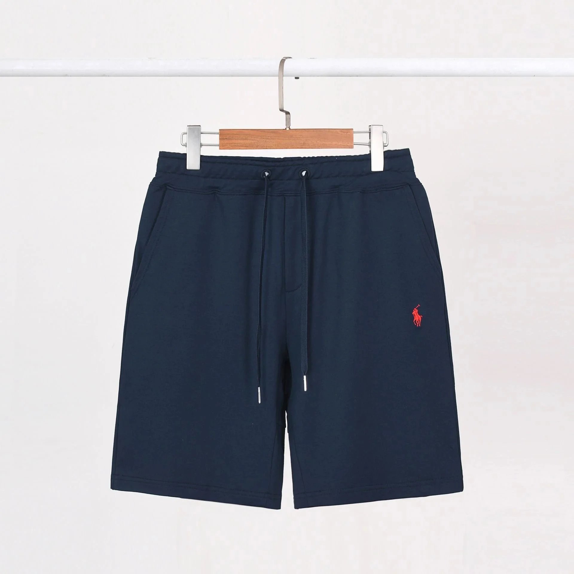 Ralph Shorts Navy Red Logo