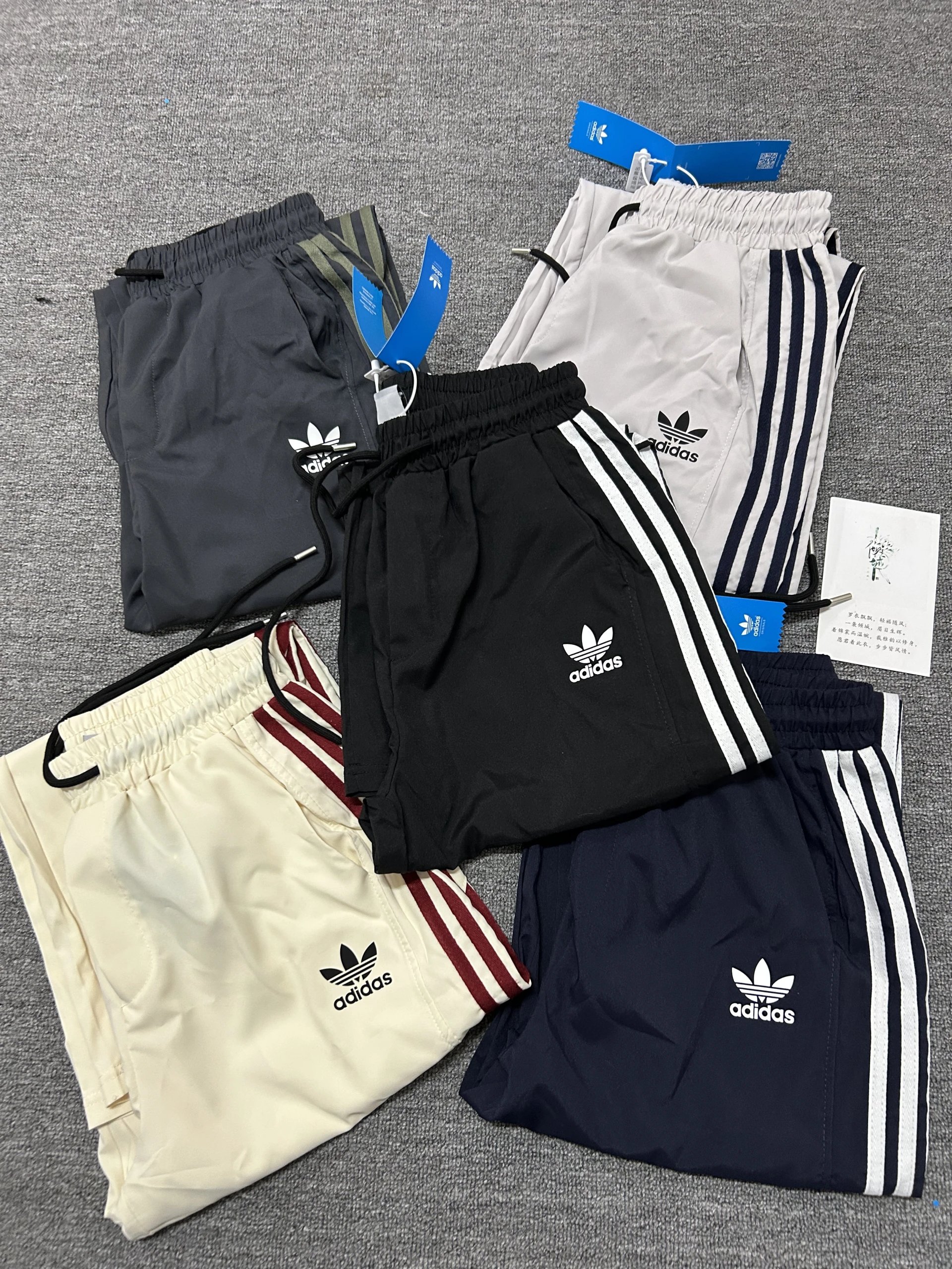 Special Price Premium Quality Three-Stripe Quick-Dry Casual Pants for Men and Women – adidas Summer Lightweight Top Version, Ships Same Day