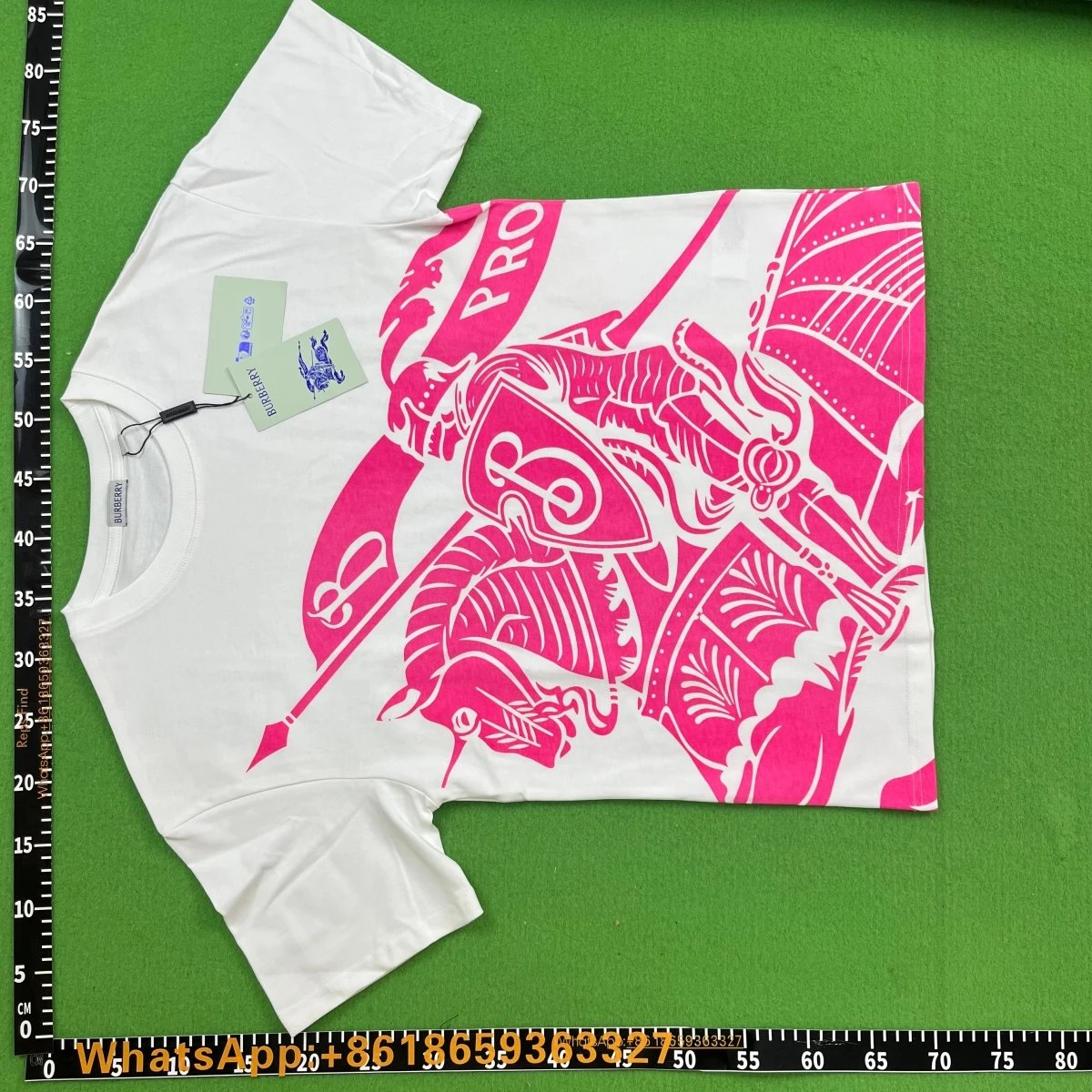 Burberry T-Shirts Short-Sleeve Equestrian Knight Graphic image 10