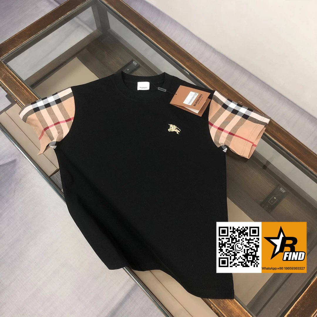 Burberry T-Shirts Short-Sleeve Equestrian Knight Graphic — Burberry -12