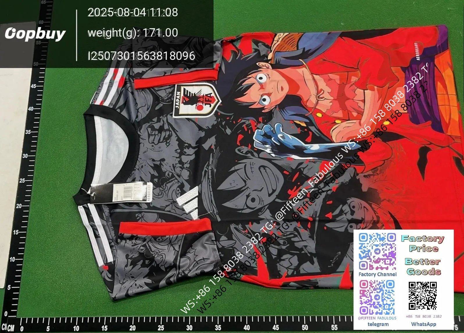 Adidas Japan National Team Samurai Graphic Jersey White / Black - 58