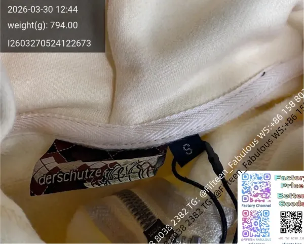 Design Cherry Blossom Print Hooded Jacket White Outerwear - 33