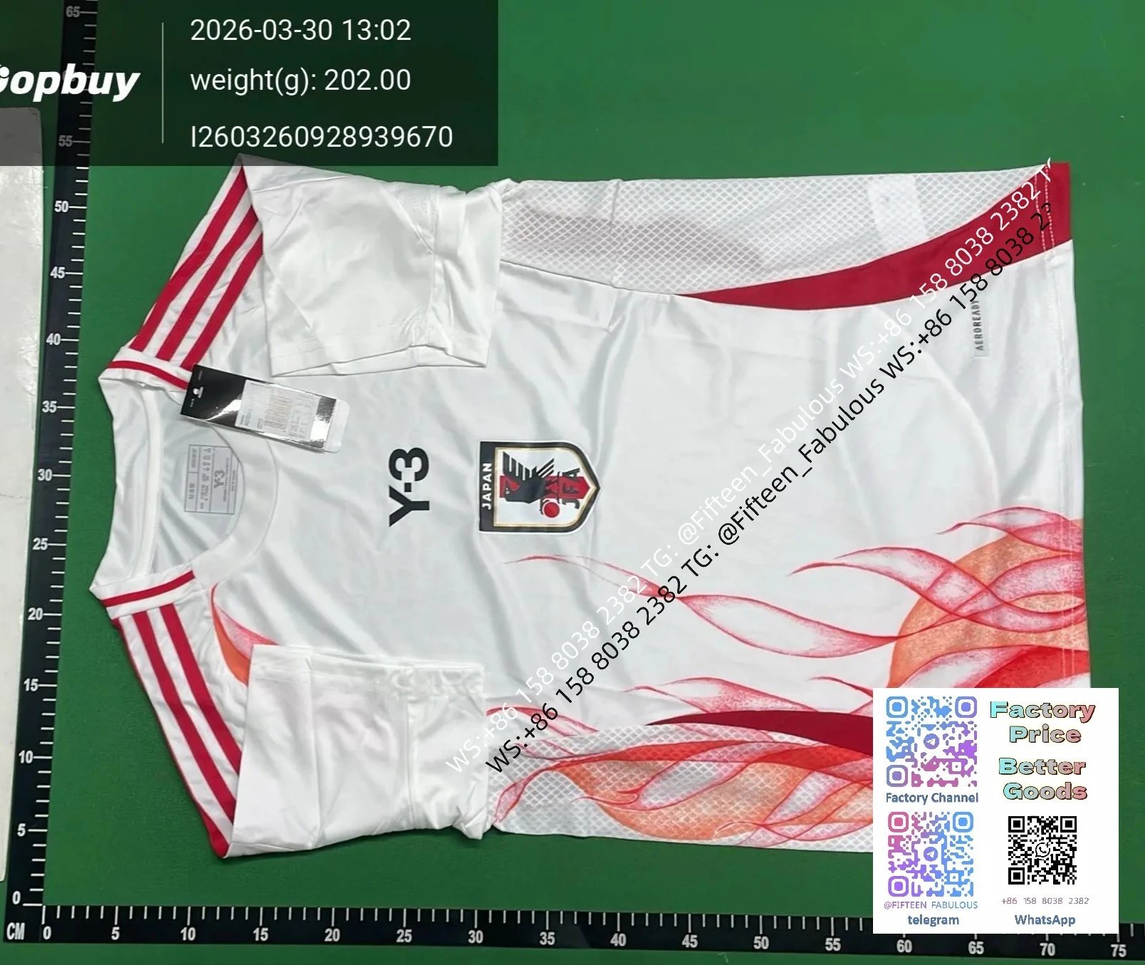 Adidas Japan National Team Samurai Graphic Jersey White / Black - 18