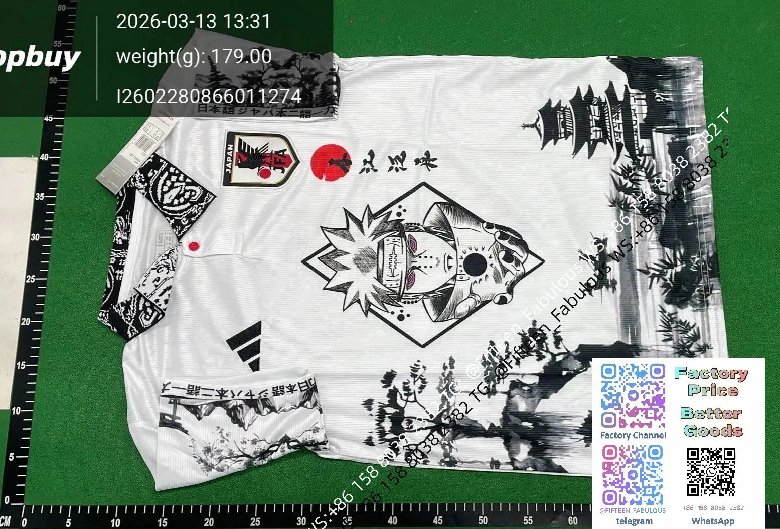 Adidas Japan National Team Samurai Graphic Jersey White / Black - 28