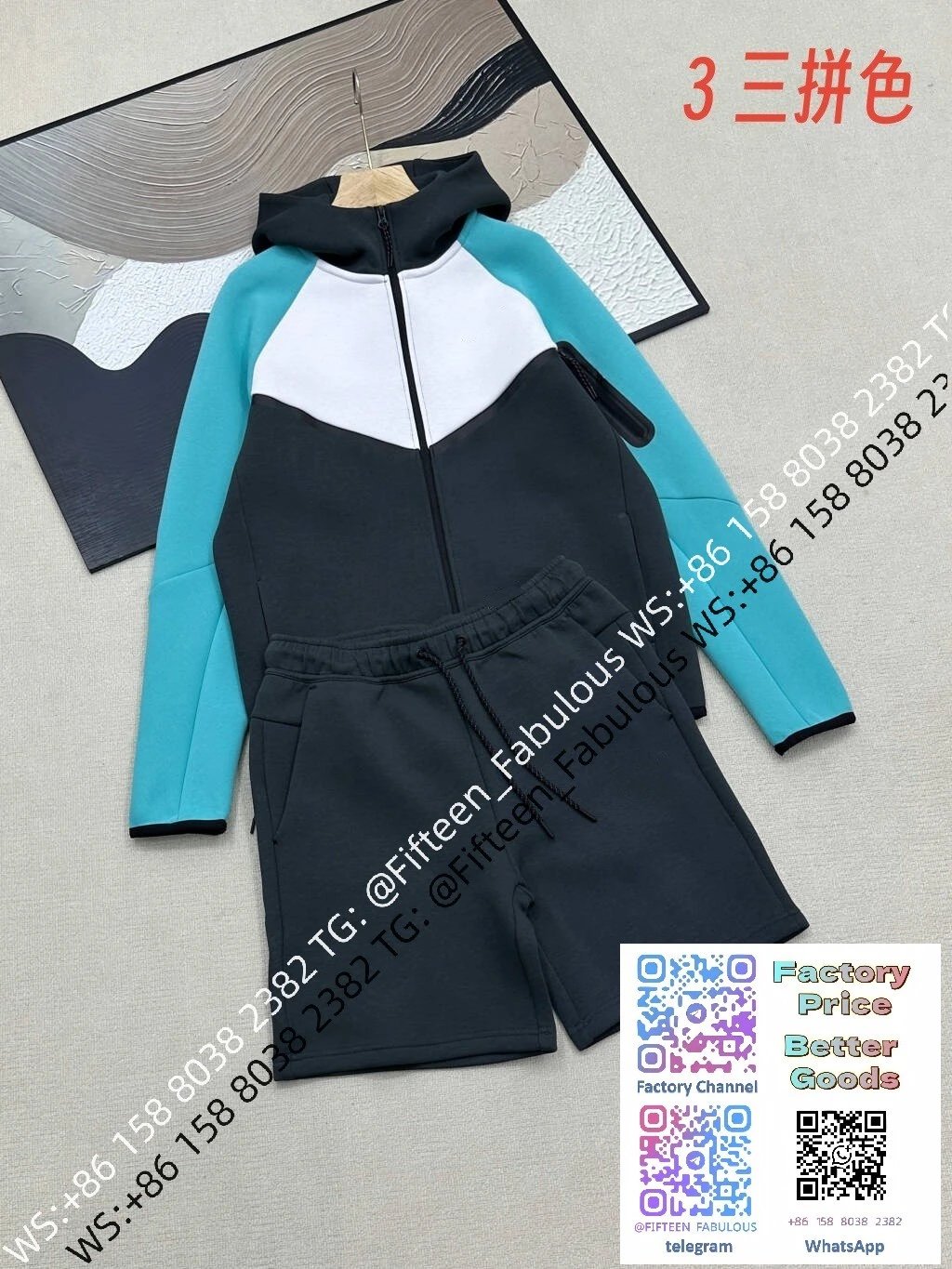 43- Three tone color set