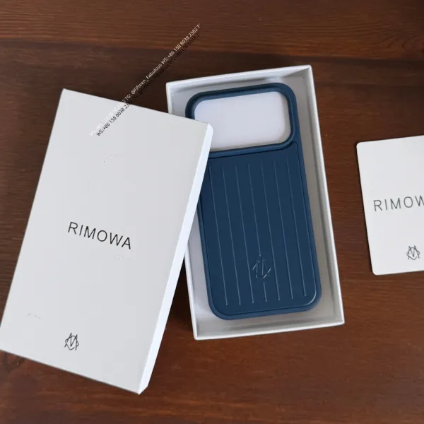 Rimowa Phone Case Navy Blue Phone Accessories - 1