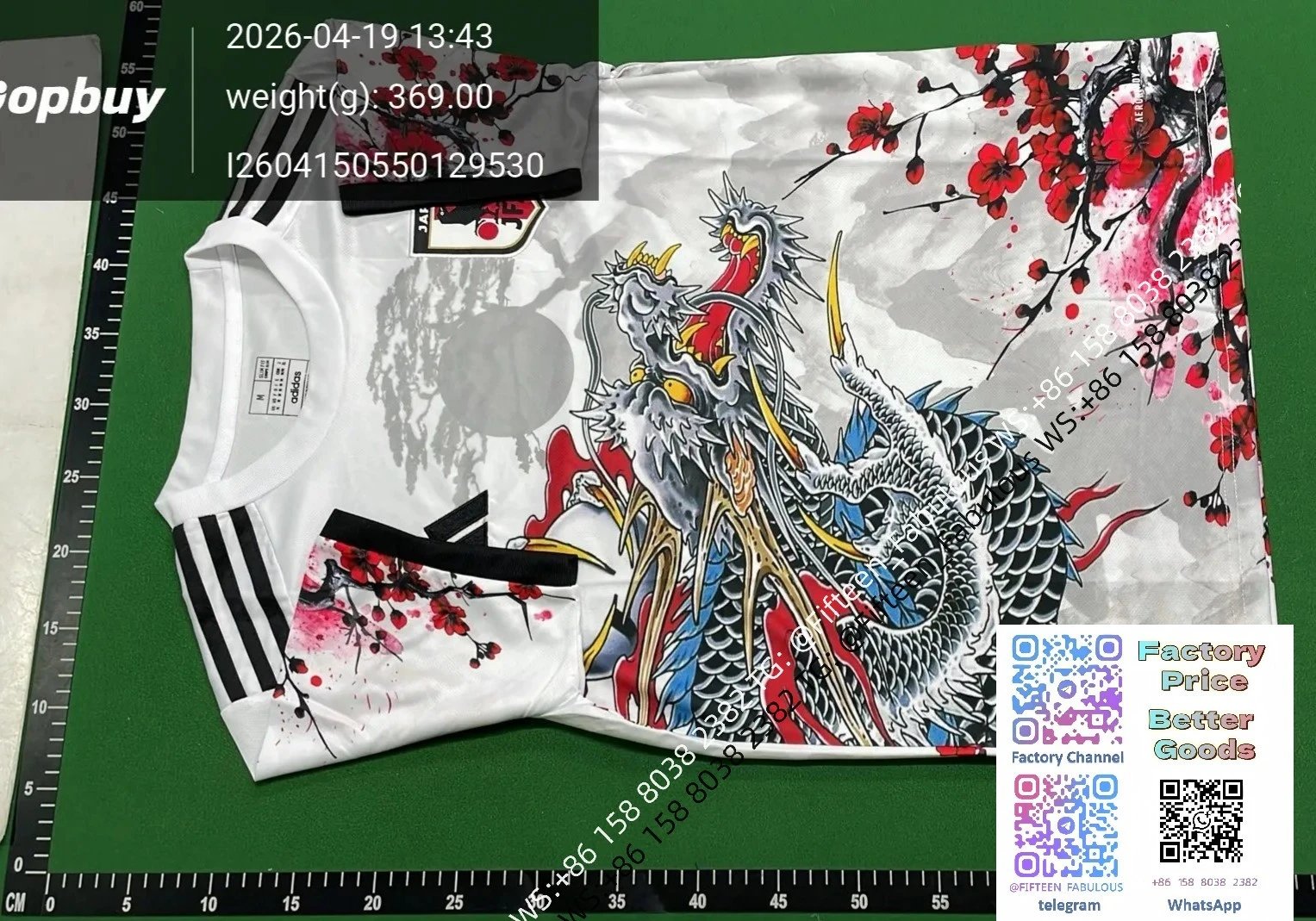 Adidas Japan National Team Samurai Graphic Jersey White / Black - 10