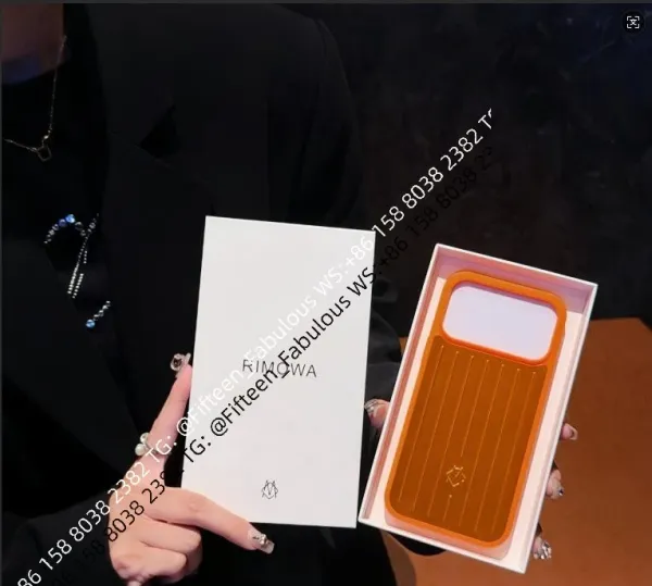 Rimowa Phone Case Orange Phone-Case Phone Accessories - 1