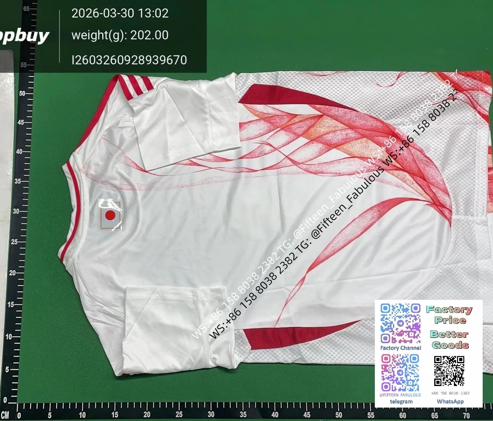 Adidas Japan National Team Samurai Graphic Jersey White / Black - 19