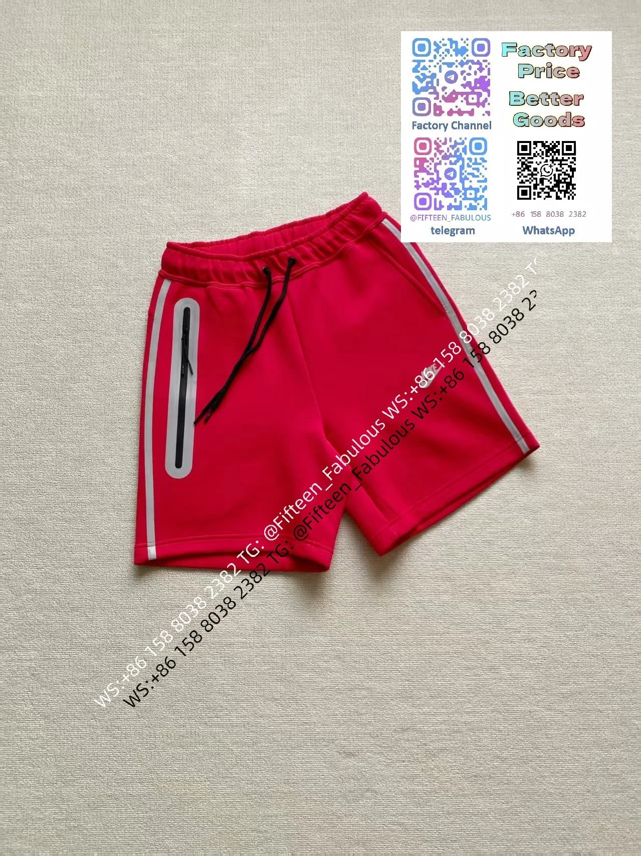 38- Red shorts