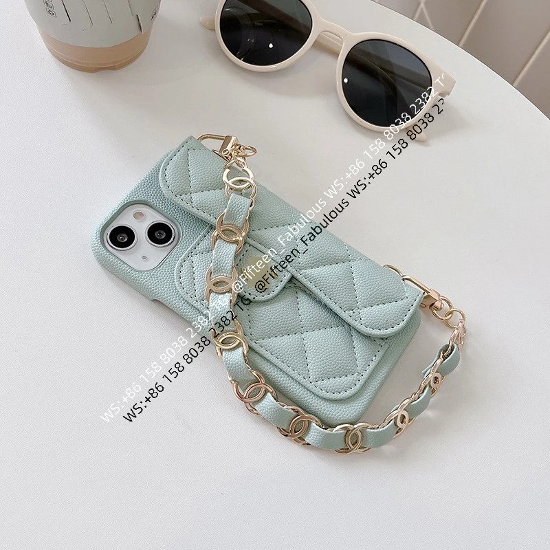 Mint-green short-chain cardholder SKU image