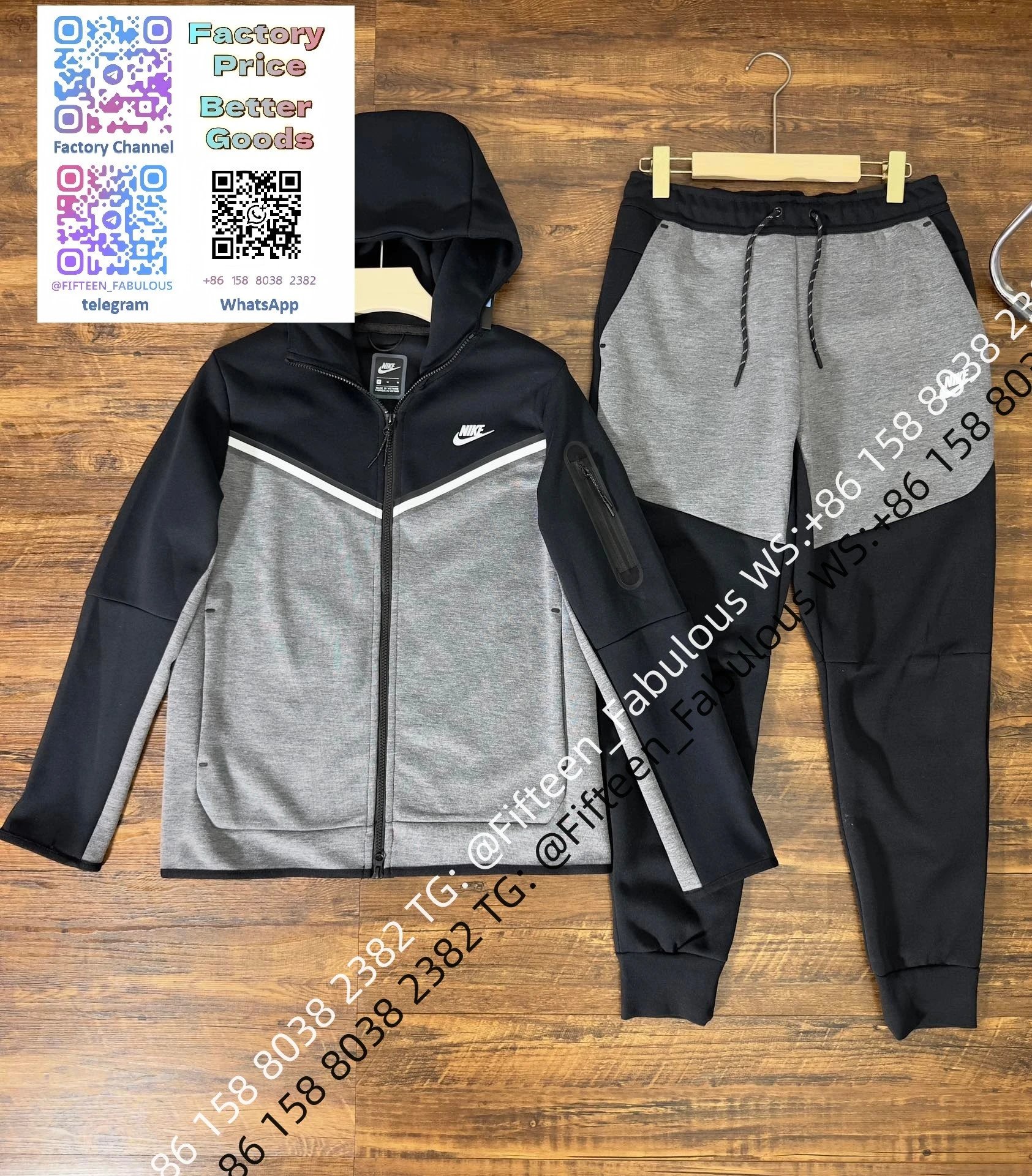 12- Black and Dark Grey Set