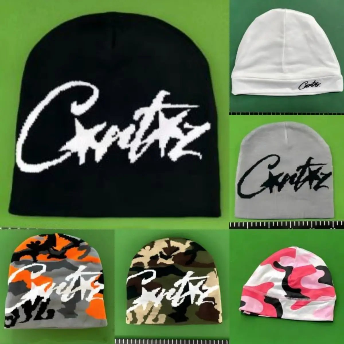 Foreign trade trendy letter embroidered adult hat dark gothic pullover hat Y2K