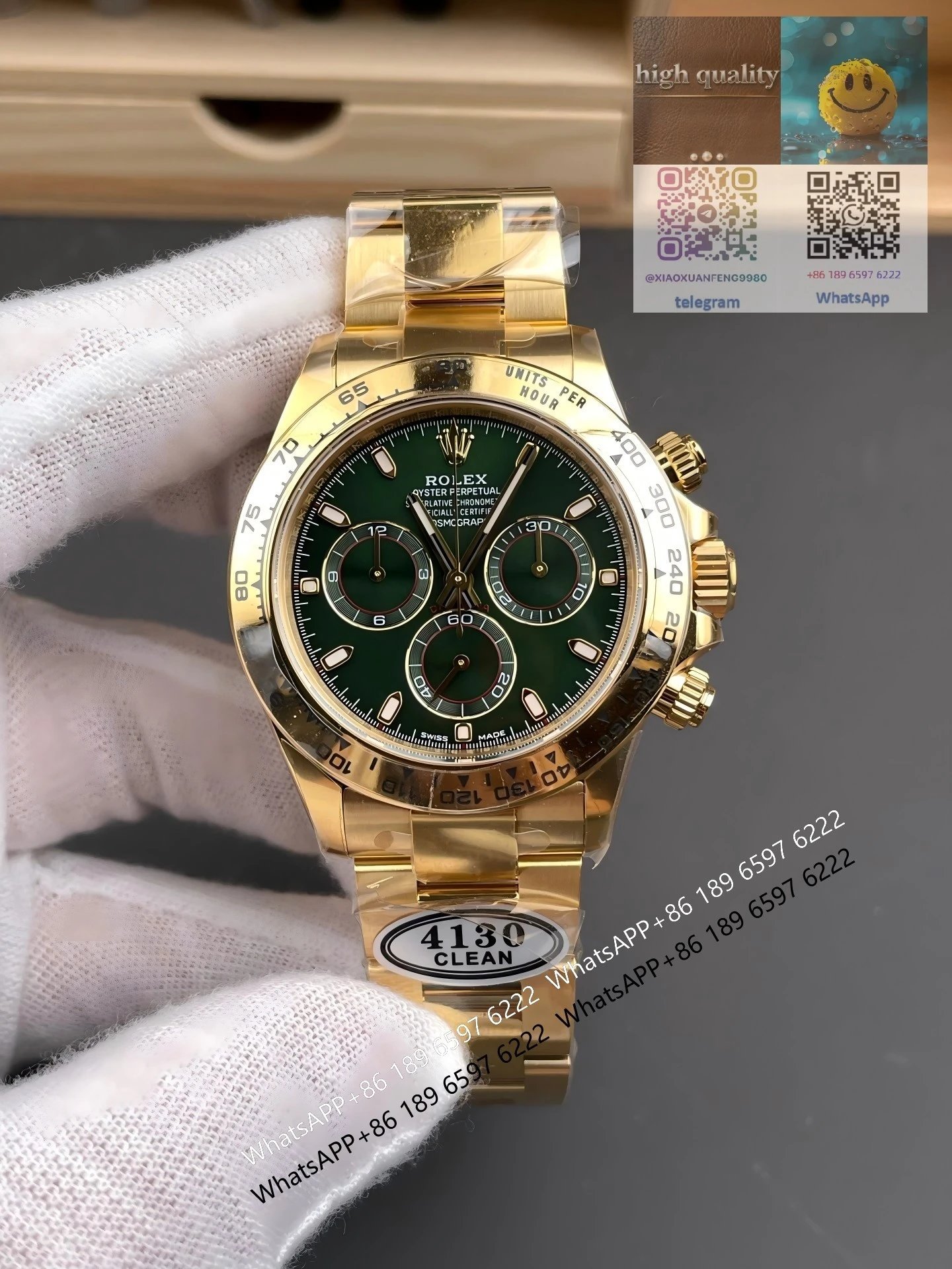 Rolex Daytona and Submariner — Green Gold Di