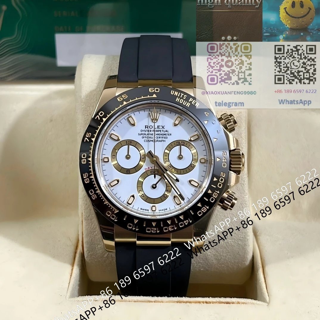 Rolex Daytona and Submariner — White Plate Jindi