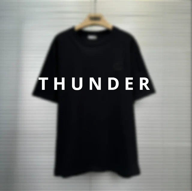 C&D Embroidered Round Neck T-shirt