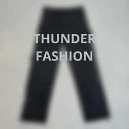 thumbnail for Black laminated trousers