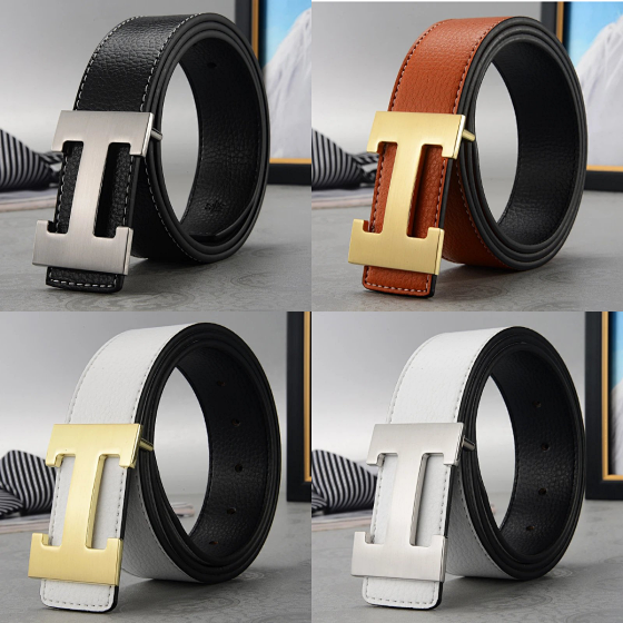 Smooth Buckle Belt Korean Casual Fashion Youth Style Pants Belt-MLMLSPTS0707