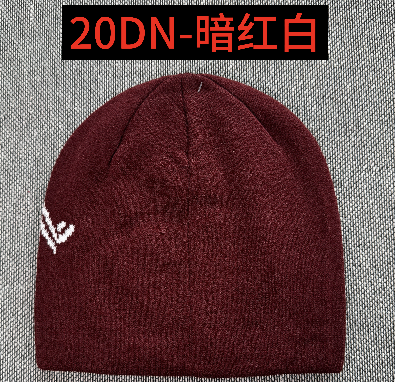 20DN - Dark Red and White