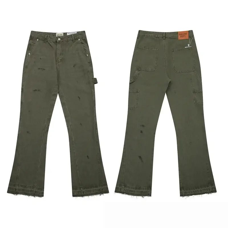 637 washed olive green