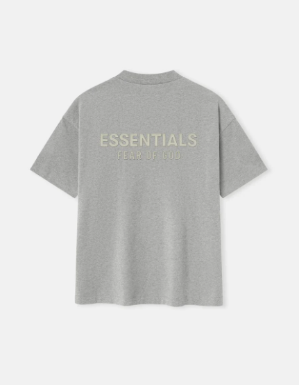 Fear of God Essentials T-shirt Logo Heather Grey
