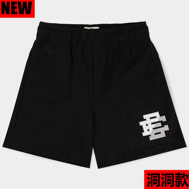 Streetwear printed sweatpants mesh drawstring American-style shorts - 727108