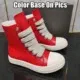 Converse Chuck Taylor All Star High Top Red and White Sneakers - 1