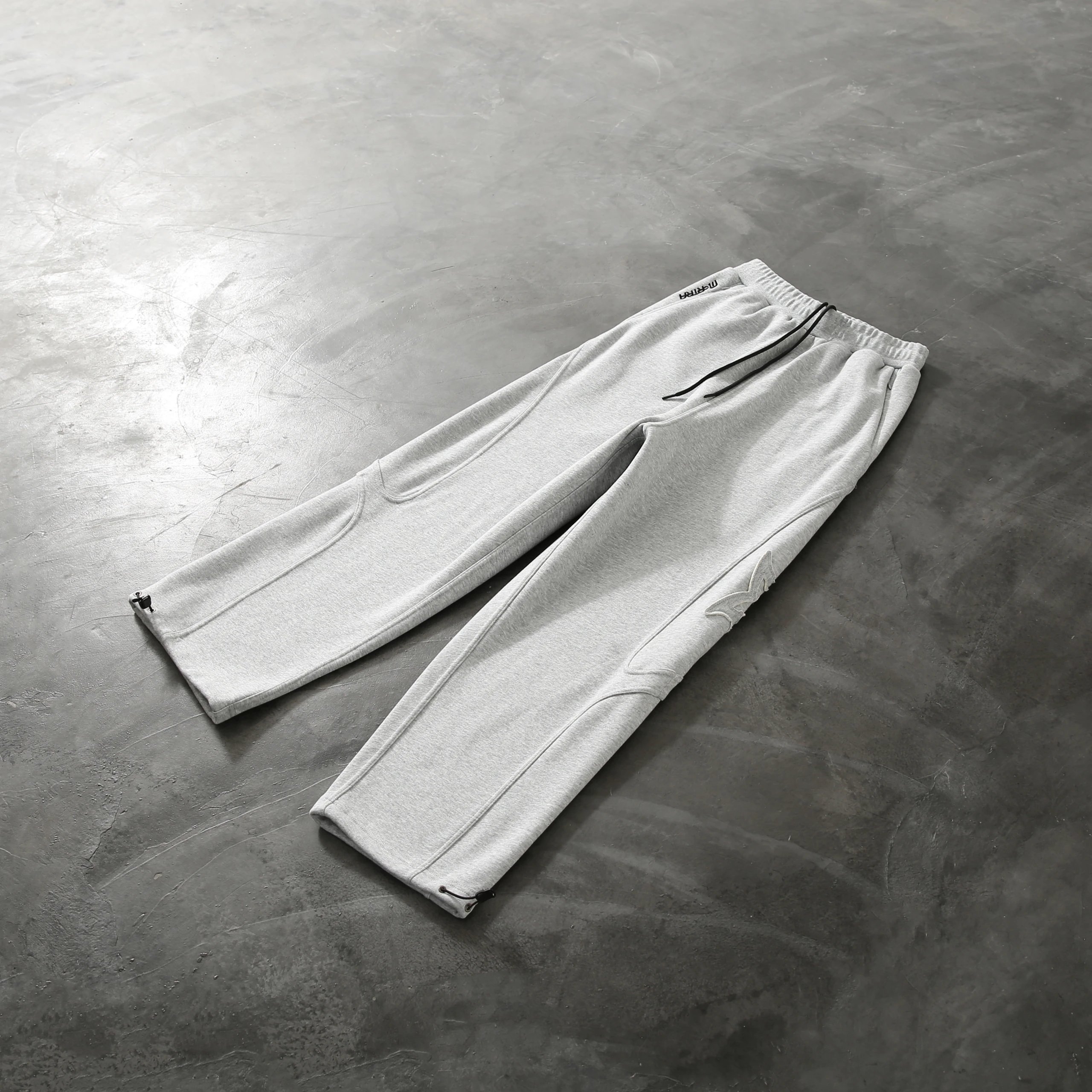 MFRTR Gray Elastic Waist Jogger Pants