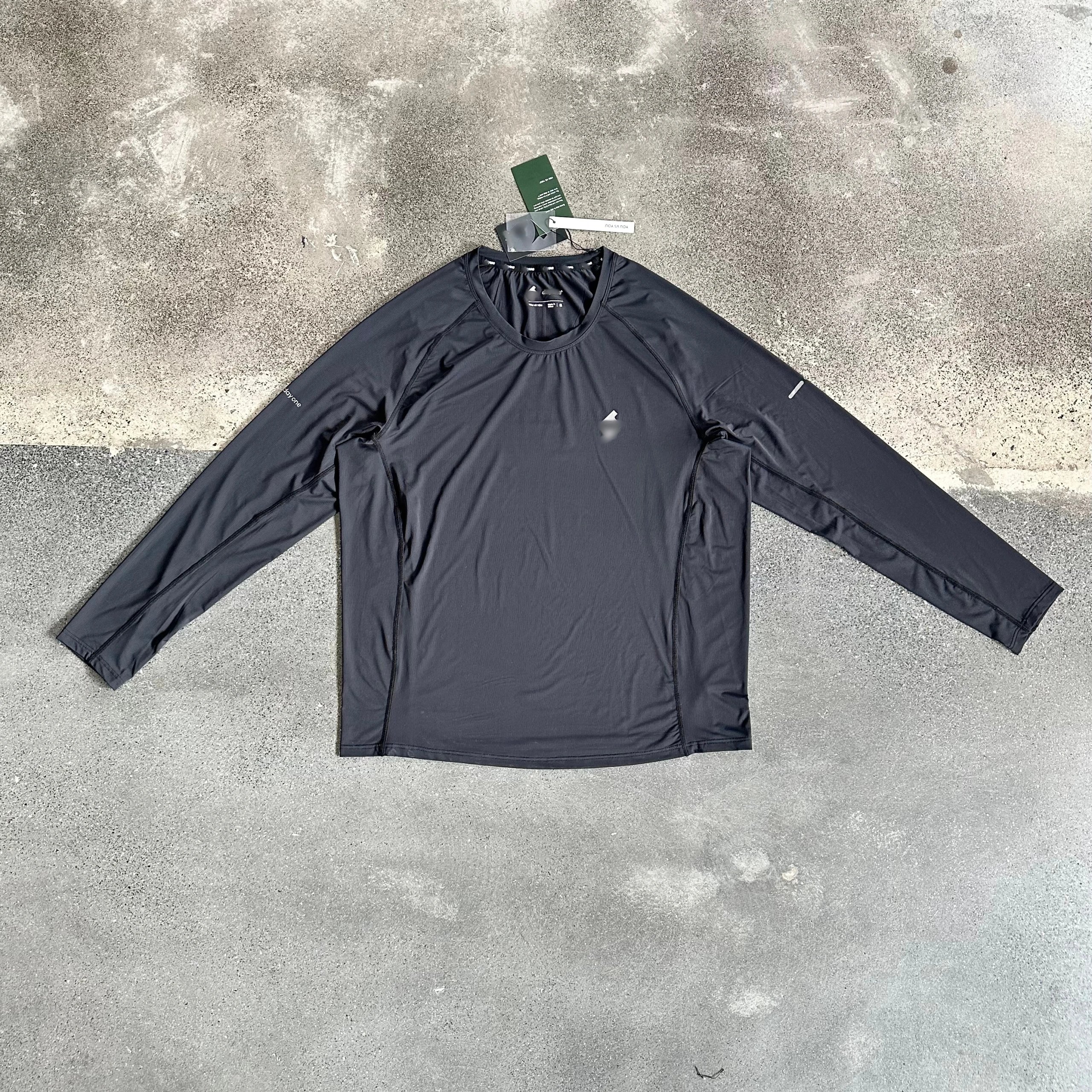 Arc'teryx Phase AR Black Performance Long Sleeve Shirt