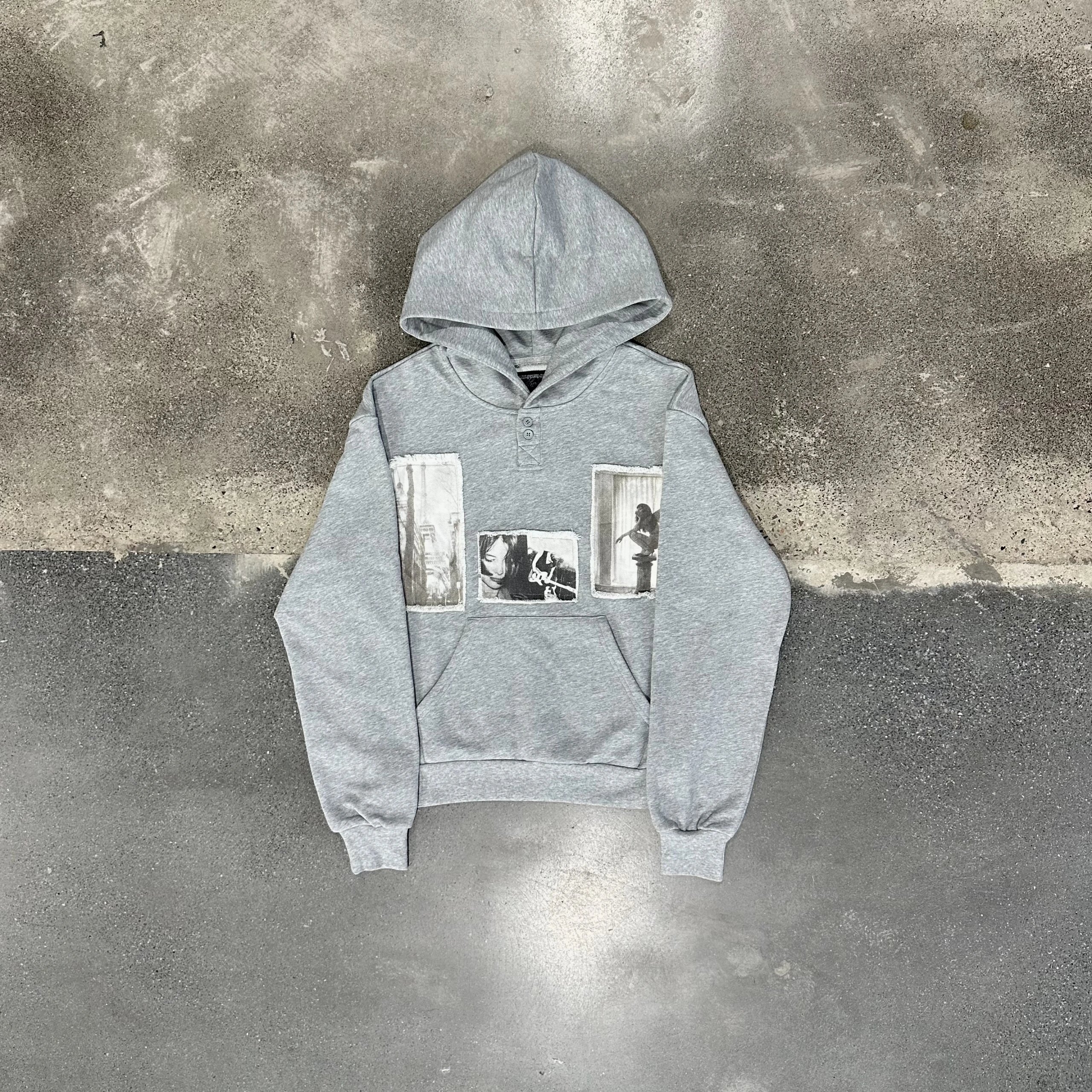 T-AH Patch Button Hoodie WD7849749048TB Available